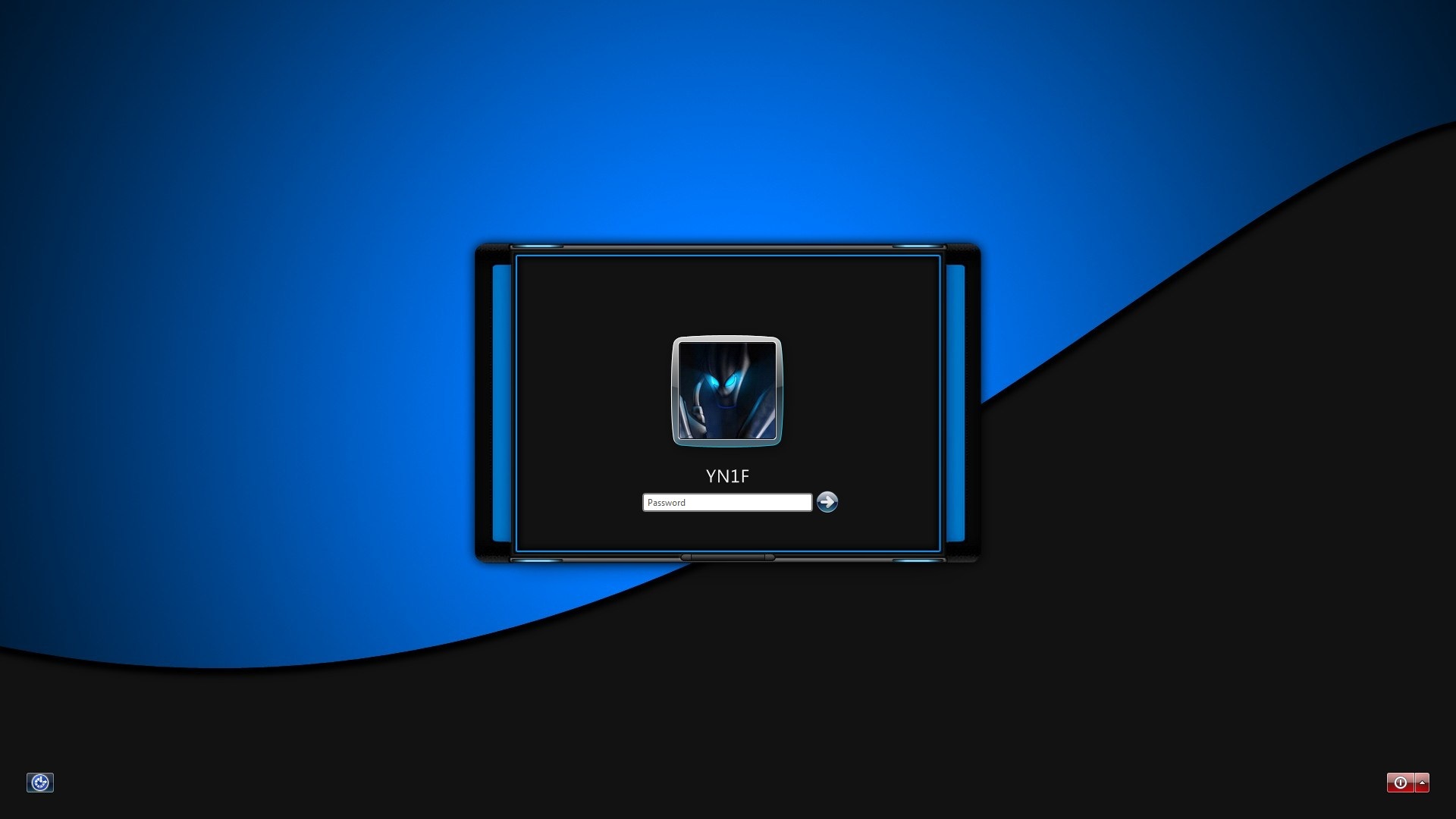 Windows 7 Logon Screen Image